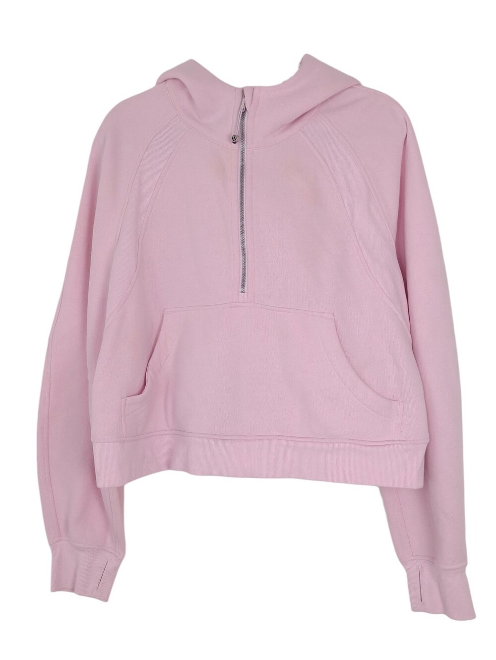 Lululemon Scuba Oversized Half Zip Hoodie fleece cozy soft girl fall pastel pink